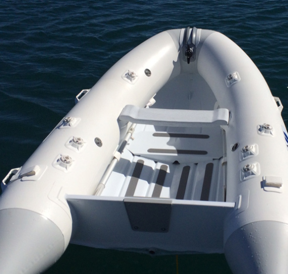 Railblaza RIBPort for Inflatable Boats. Peel and Stick Base Accomodates all  Railblaza Accessories White, Gray or Black