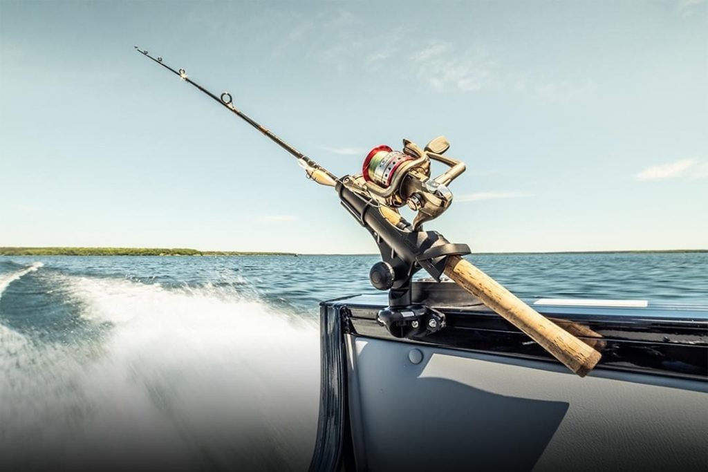 Railblaza Rod Holder, White and Black Inflatable Boat Parts