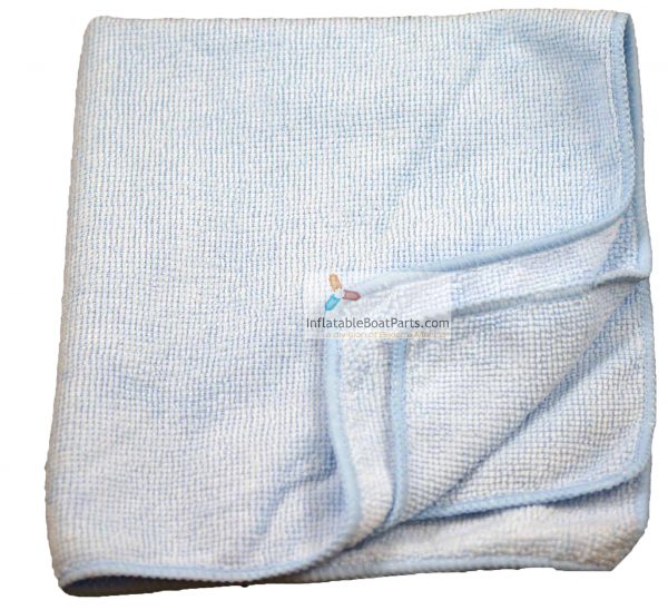 16" x 16" Blue Microfiber Cleaning Cloth