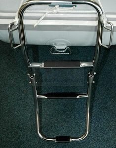 St. Croix Stainless Steel 3-Step Inflatable Boat Folding Ladder #103H