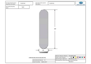 Walker Bay Floor Pads, WB10, each (Part #18269)