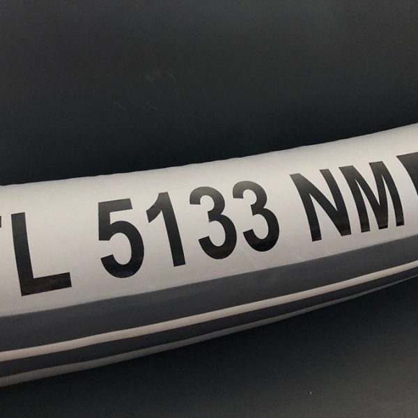 Registration Sticker Holders for Inflatable Boats