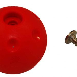 Walker Bay Tiller Ball w/Hardware, Red (Part #17084)