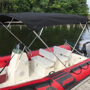 Bimini Top Boat Shade Cover Pole Storage Clip Molded Rubber Holder 3//4/" Tube