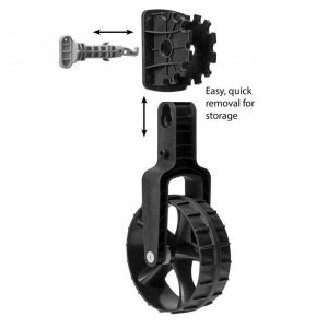 RailBlaza C-Tug Flip-Up Dinghy Transom Wheels. 220 lb. Load